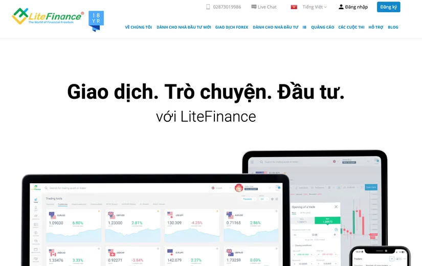 LiteFinance phonenate